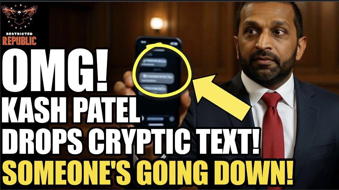 OMG! Kash Patel Drops CRYPTIC Text! You Won’t Believe Who’s About To Go Down! 